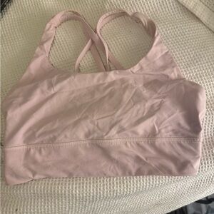 Lululemon Pink Racerback Sports Bra